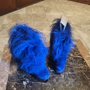 BearPaw  Boetis II 1294/ Cobalt blue mid calf boot